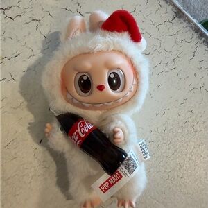 Authentic Pop Mart Labubu Figure with Coca-Cola